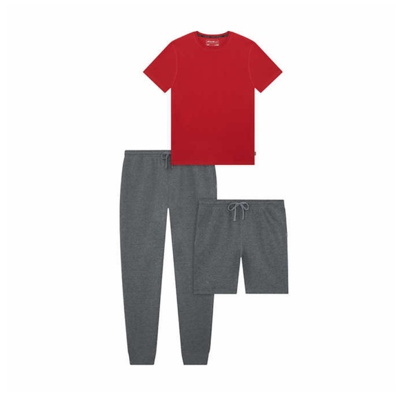 NWT Eddie Bauer Mens 3-pc Lounge Set - Picture 3 of 3